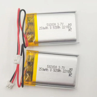 3,7 В 250 мАч 502030 перезаряжаемая литиевая полимерная батарея, одобренная КК