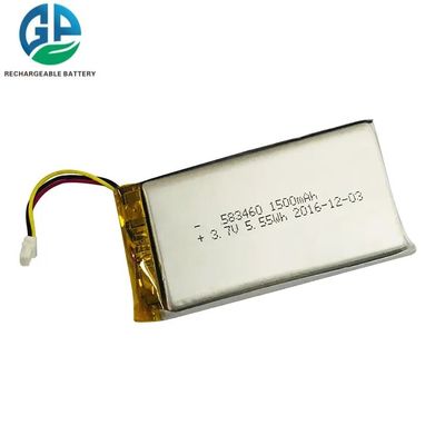 Высокотемпературный перезаряжаемый липо 300ma Ли полимерный аккумулятор LP583460 высокая емкость 3.7В для цифровых устройств