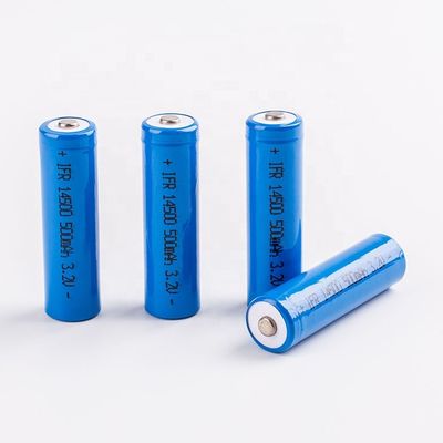 Батарея фосфата 3,2 v 600mah 14500 Aa лития RoHS LiFePO4 перезаряжаемые