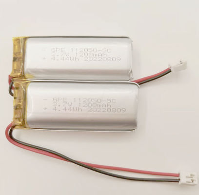 Перезаряжаемые батарея полимера 5C Li, блок батарей 3.7V 1200mAh Li поли