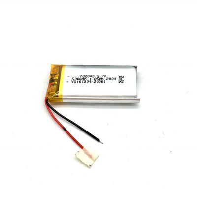 Батарея полимера лития CE 702040 3.7v 500mah KC для контрольного оборудования
