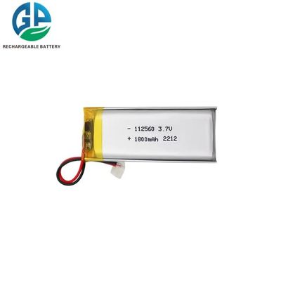 Батарея 112560 ISO9001 KC Lipo, блок батарей полимера иона лития 3.7V 1800mAh 6.66Wh