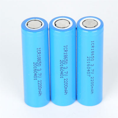 Батарея лития 18650 3,7 V иона Li перезаряжаемые 2200mah IEC62133