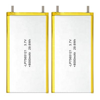 Купить 3.7V 8000mAh литий-полимерная батарея с 500 циклами для цифровых продуктов Производство в сети