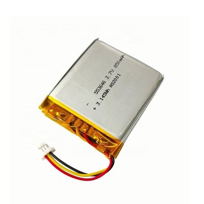 Купить 553640 перезаряжаемые блоков батарей 3.7V 850mAh полимера иона лития online manufacture