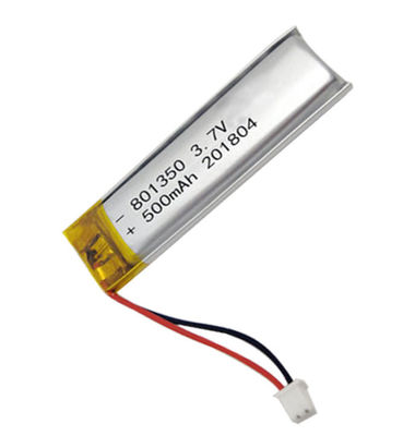 Купить аттестация 801350 CB KC банка силы батареи 3.7v 500mah 1.85wh Lipo online manufacture