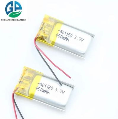 Купить CB KC одобрили батарею лития полимера 3.7v, батарею 50mah 401120 Lipo для шлемофона online manufacture