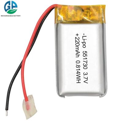 Купить Блок батарей 3.7v 150mah 200mah 220mah 250mah 400mah 500mah Lipo 551730 таможен online manufacture