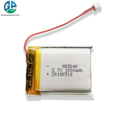 Купить Полимер перезаряжаемые 3.7v 1000mah лития иона батареи ISO9001 KC 803040 online manufacture