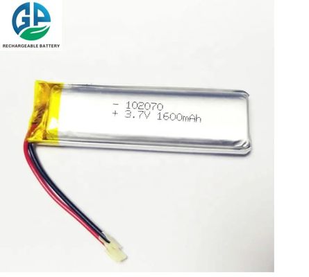Купить Гальванические элементы полимера лития 3.7v KC 1600mAh 102070 перезаряжаемые online manufacture