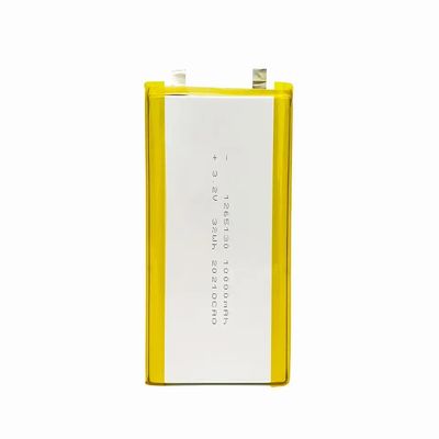 Купить 3.2v Ли-полимерная батарея Призматическая 1265130 10ah Lifepo4 батарея online manufacture