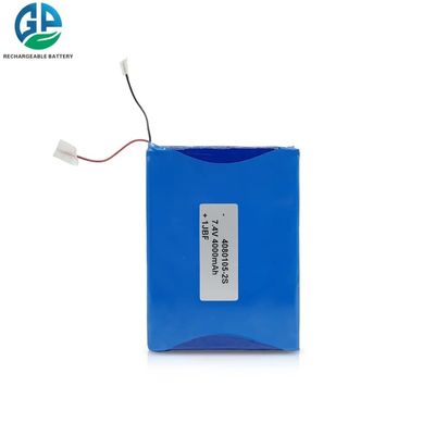 buy Аккумуляторная батарея 7.4V 4000mAh Li Ion Polymer для медицинского устройства, литий-полимерный аккумулятор 4080105 Производство в сети