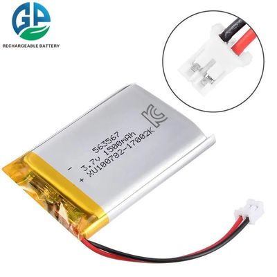 Купить 3.7в Ли полимерная батарея 563567 3.7В 1500mAh Липо батарея перезаряжаемая online manufacture