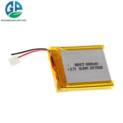 Купить 3.7в Ли-полимерная батарея 985472 5000mAh 3.7V 18.5WH перезаряжаемая львиная полимерная батарея online manufacture