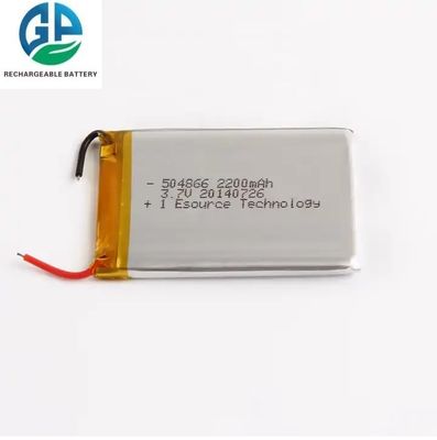 Купить KC CB IEC62133 Утверждена 504866 3,7 V Ли полимерные батареи 2200mah перезаряжаемая липо батарея online manufacture