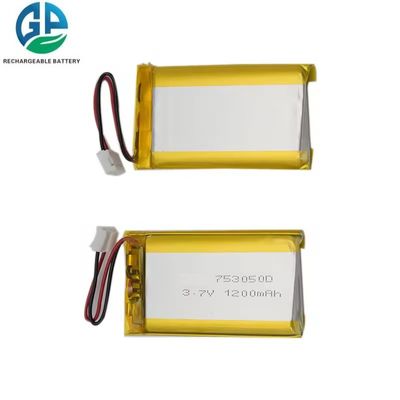 Купить Gpe 753050 3.7v 1200mah перезаряжаемая литий-полимерная батарея KC одобрен online manufacture