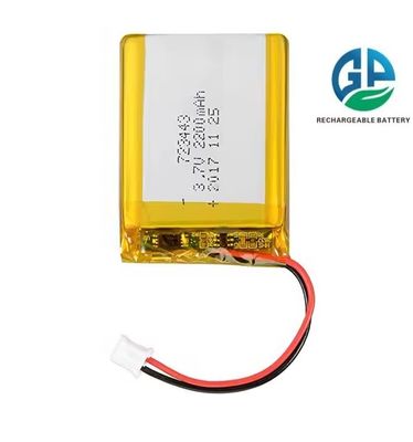 Купить KC CB IEC62133 Утверждена 3.7v 2200mah 723443 полимерная литий-ионная батарея online manufacture