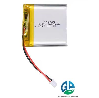 Купить KC одобрен 104245 перезаряжаемая 3,7в 2000mah литий полимерная липо батарея высококачественная полимерная батарея online manufacture