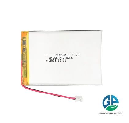 Купить Литий полимерный аккумулятор 8.8wh 3.7V 2400mAh 505573 низкая температура для цифровых устройств online manufacture
