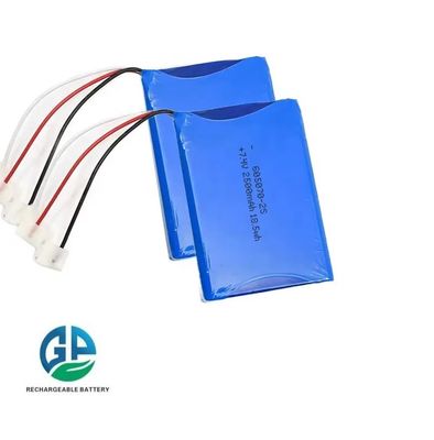 Купить KC UL 605070 7.4V 2500mah Li-полимер Lipo Li-Ion аккумуляторный пакет умные медицинские устройства Pouch Размер 7.4V 2500mah цилиндрический аккумуляторный элемент online manufacture