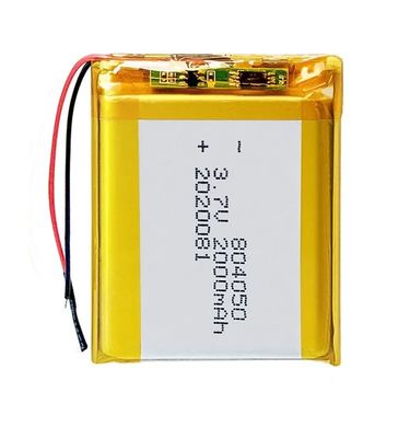Купить 3.7v KC перезаряжаемая литий-полимерная батарея Ли-ионная липо батарея 2000mah 804050 online manufacture