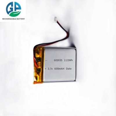 Купить Высокотоковая батарея 3,7 В 600 мАч 30C Max60C Перезаряжаемая литий-полимерная батарея 600 мАч 3,7 В Lipo 603035 для умных часов online manufacture