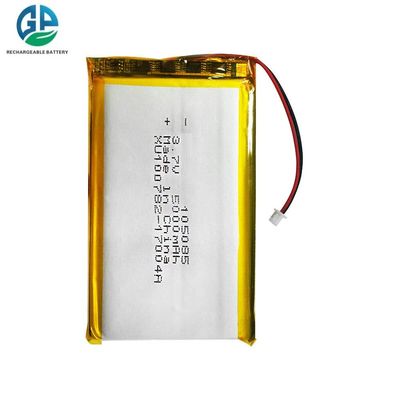 Купить High Capacity 3.7v 18.5wh Custom Lithium Polymer Battery Rechargeable Lithium Polymer Battery 105085 3.7V 5000mah online manufacture