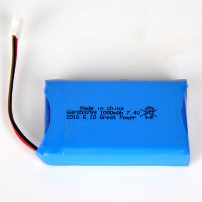 Купить 7.4V 1000mAh 503759 Литий полимерный аккумулятор online manufacture