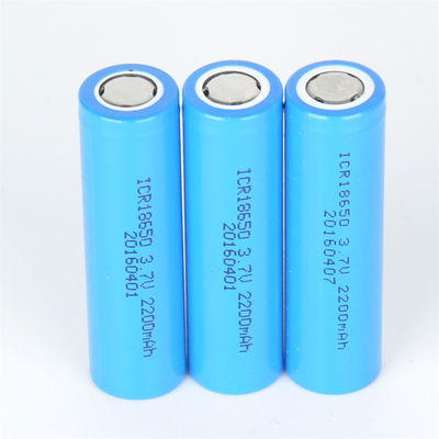 Купить Батарея лития 18650 3,7 V иона Li перезаряжаемые 2200mah IEC62133 online manufacture