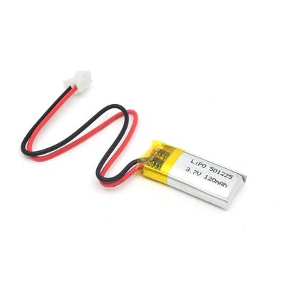 Купить Небольшой блок батарей полимера лития 3.7v 120mah Lipo 501225 online manufacture