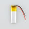 Батарея IEC62133 3.7V 80mAh 401030 перезаряжаемые Lipo