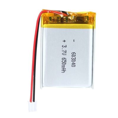 Блок батарей UN38.3 Lipo, батарея полимера лития 650mah 3.7v