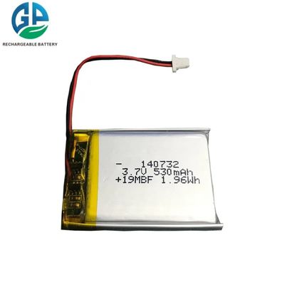блок батарей 3.7v 530mah перезаряжаемые KC полимера 140732 3.7V Li аттестовал