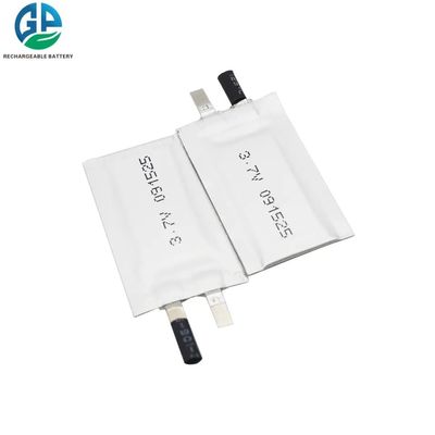 Ультра тонкий перезаряжаемые блок батарей 3.7v 15mah 091525 полимера лития
