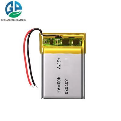 3.7v 400mah Ли-ионный полимерный аккумулятор 802030
