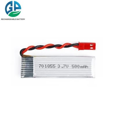 Липополимерная батарея KC CE Литий-ион 701855 3.7v 500mah Литий-полимерная батарея перезаряжаемая Ли-полимерная батарея