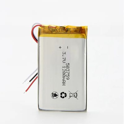 3.7V 1200mAh литий полимерный аккумулятор с 500 циклами жизни для косметических устройств