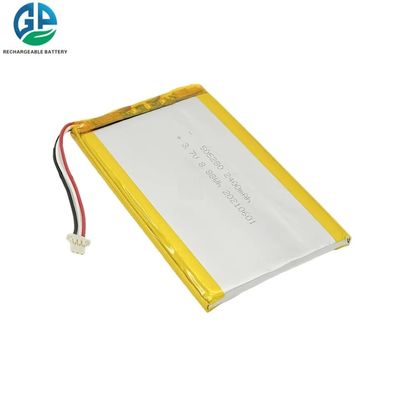 3.7v 505280 2400mah Литий полимерный аккумулятор пакет 8.88wh Для устройства красоты