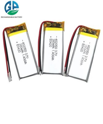KC одобрил 3.7V 380mAh 402050 Литий полимерные батареи