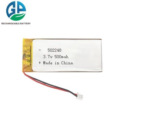 IEC62133 Утвержденная 3,7V 500mAh литий-полимерная батарея LiPo перезаряжаемая батарея для косметических устройств