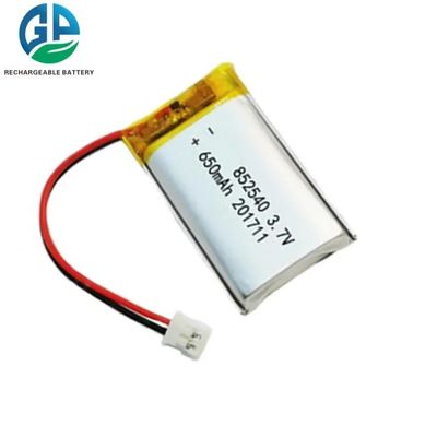 3.7V 650mAh 500 циклов перезаряжаемая литий-полимерная батарея LiPo для цифровых продуктов