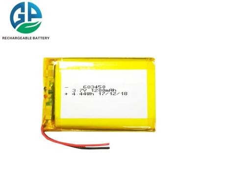 Перезаряжаемая 1200mAh 3.7V Lipo аккумуляторная батарея KC IEC62133 Утверждена для косметических устройств