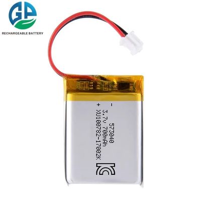 3.7В 700mAh 573040 Липо аккумулятор с 500-кратным циклом службы для беспроводных гарнитур