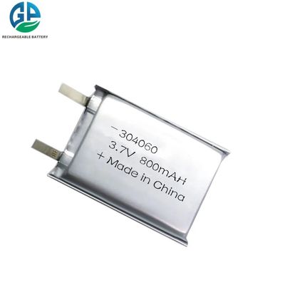 3.7V 800mAh 304060 Литий-полимерный аккумулятор с 500 циклами зарядки для косметических устройств