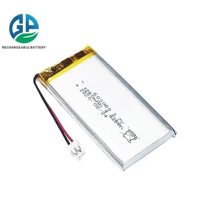 Перезаряжаемая 603060 1250mAh 3,7В полимерная литийная батарея KC IEC62133 Утверждена