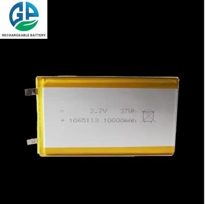 1065113 3.7V 10000mAh Li-полимерный аккумулятор Перезаряжаемый литий-полимерный аккумулятор с одобрением KC