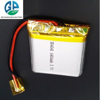 UN38.3 3.7v 1400mah Ли-полимерная батарея 904040 Литий-полимерная батарея KC CB IEC62133 Утверждена