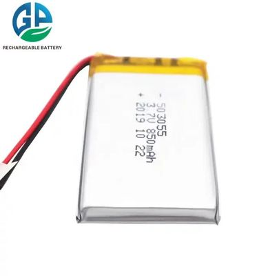 KC, MSDS, RoHS одобрен 503055 перезаряжаемая литий-ионная батарея 3.7v 850mAh литий-полимерная батарея