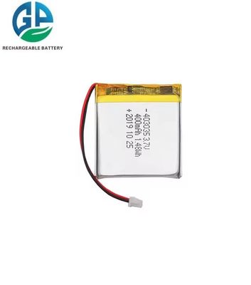 KC одобрил 3.7V Li Poly перезаряжаемый аккумулятор 403035 400mah для умных устройств