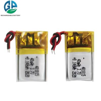401015 3,7V 40mAh Литий полимерный аккумулятор LiPo перезаряжаемая батарея с PCB и разъемом
